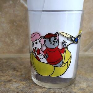 Vintage Disney The Rescuers Glass
